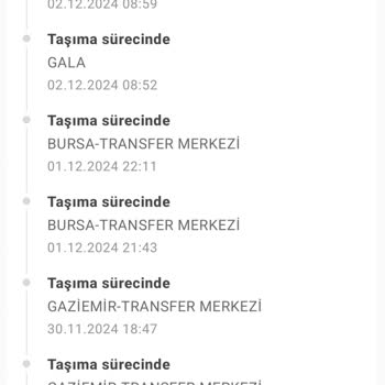 Yurtiçi Kargo benim kargoma ücretsiz Bursa turu yaptırmış