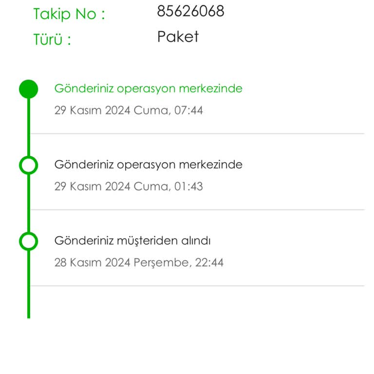 Kargo Operasyon Merkezinde Bekletiliyor