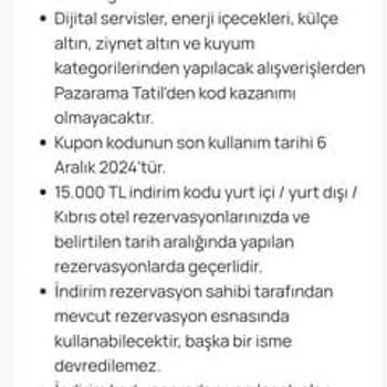 Pazarama Kampanyası Hayal Kırıklığı