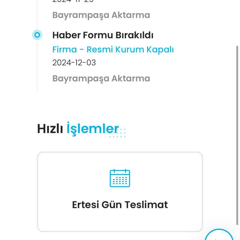 Kargo Teslimatında Yaşanan Sorun Ve Hayal Kırıklığı