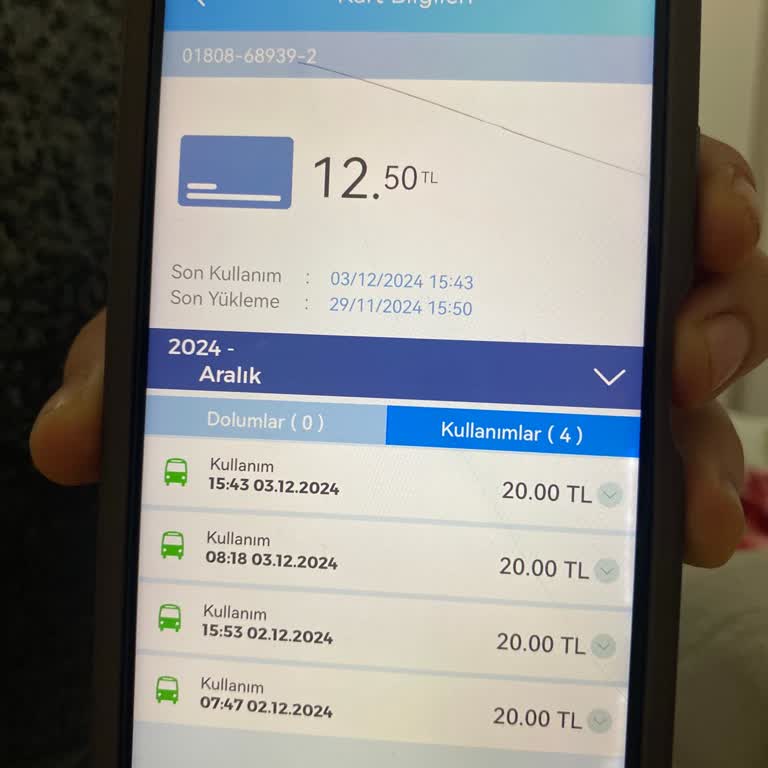 Öğrenci Kartından Hatalı Ücret Kesintisi