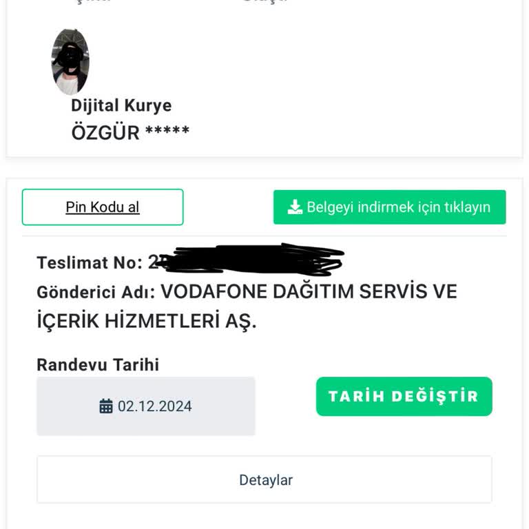 Vodafone Geçiş Sürecinde Kurye Sorunu