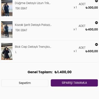 Sipariş Verdim, Ne Ürün Ne İade Aldım