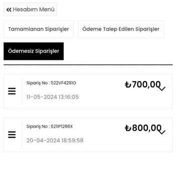 Sipariş Verdim, Ne Ürün Ne İade Aldım