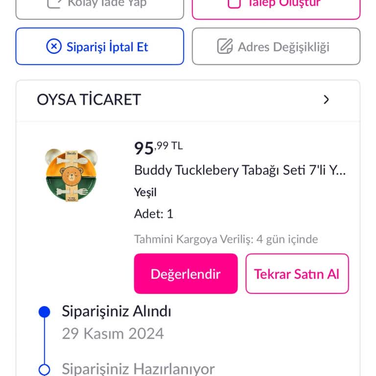 Pazarama Geç Teslimat Sorunu