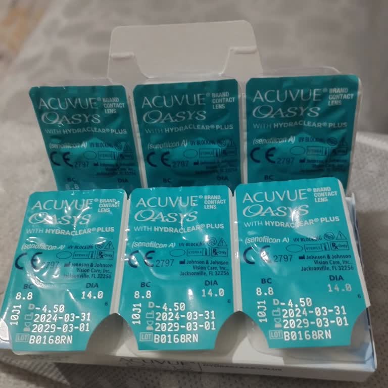 Acuvue Oasys линзы ухудшили зрение
