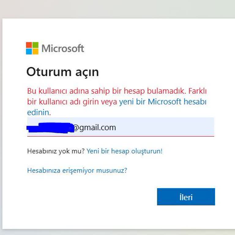 Microsoft Hesabıma Erişim Sorunu Ve Güvenlik Endişesi