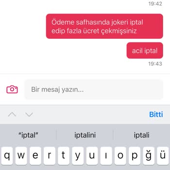 Yemeksepeti'nde Fazla Ücret Çekimi Ve İptal Sorunu