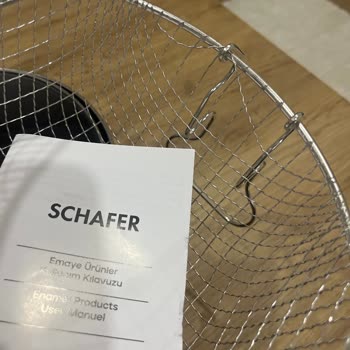 Schafer Kızartma Tenceresi Yamuk Ve Hasarlı Geldi