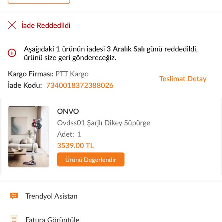 Trendyol'da İade Sürecinde Mağduriyet