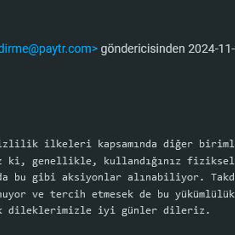 Mağazamızın Sebepsiz Kapatılması