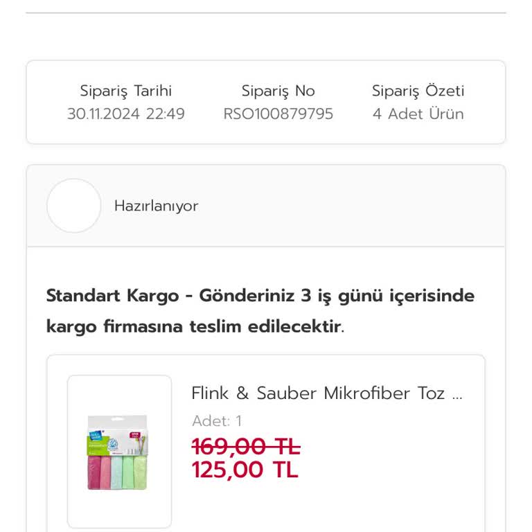 Geciken Sipariş Ve Hayal Kırıklığı