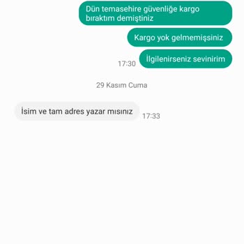 Aras Kargo'nun İletişim Ve Teslimat Sorunları