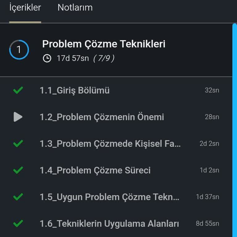 BTK Akademi Uygulamasında İlerleme Sorunu