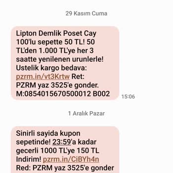 Sürekli Gelen Rahatsız Edici SMS'ler