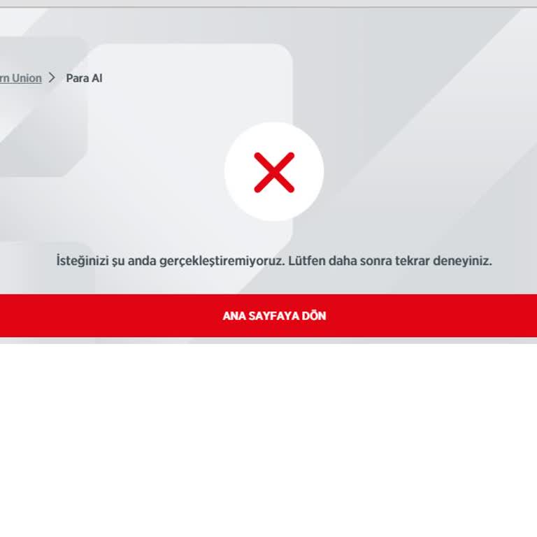 Western Union İle Ziraat Bankası'nda Para Çekme Sorunu