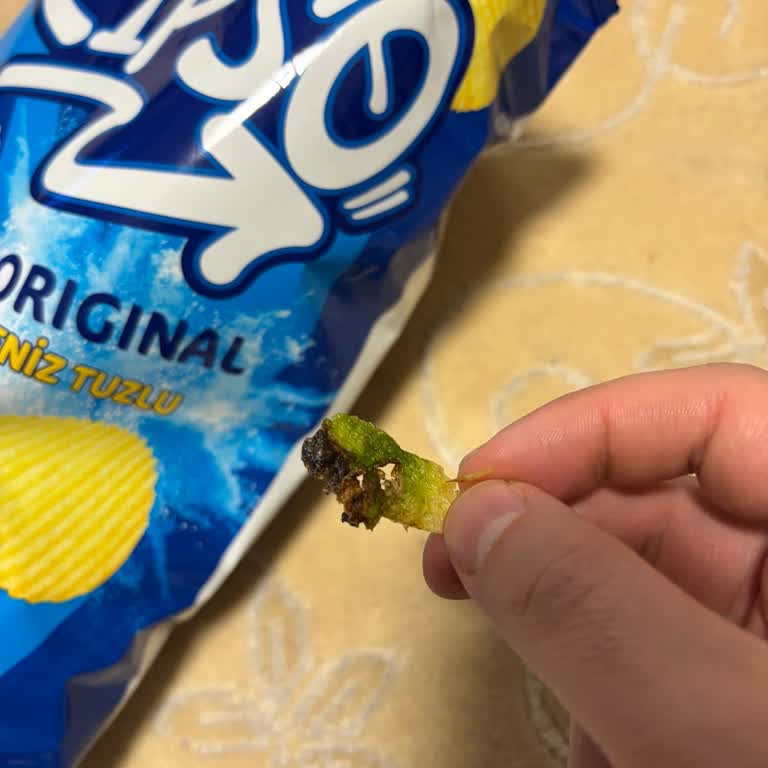 Cips Paketinden Çıkan Şaşırtıcı Cisim