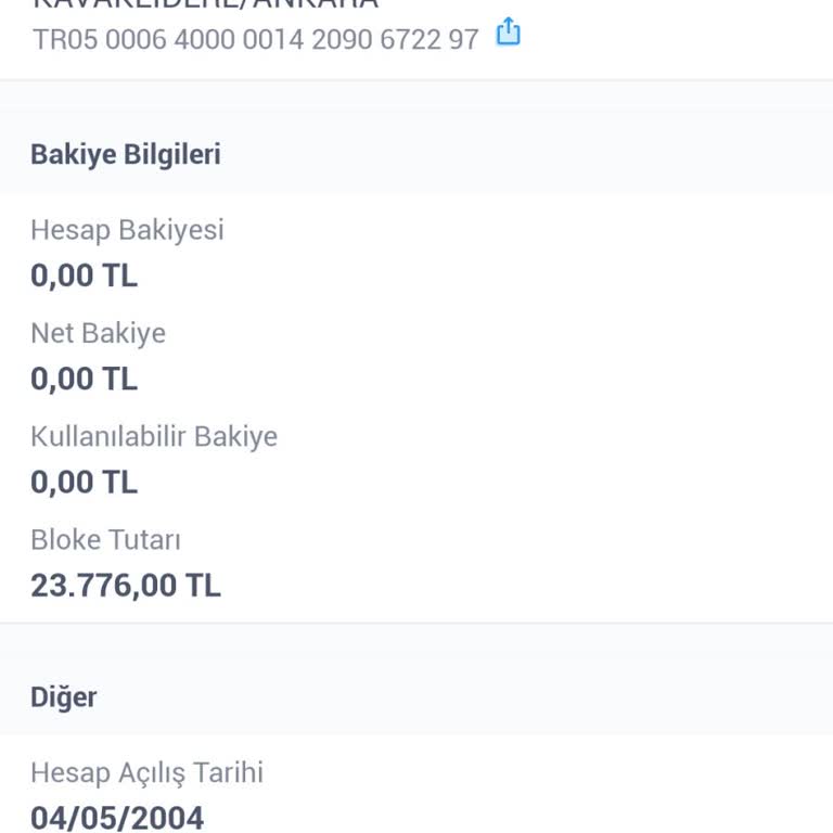 Bloke Edilen Paramın İadesi İçin Çözüm Bekliyorum