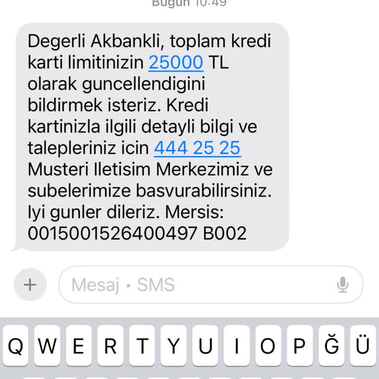 Yanlış Bilgi Ve Limit Düşürme Sorunu