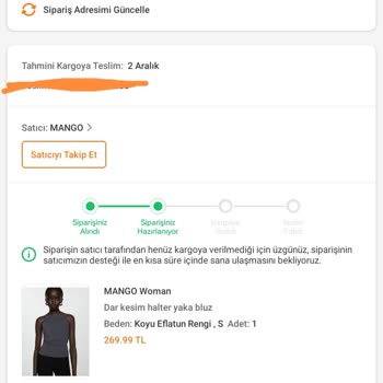 Trendyol'da Teslimat Sorunu Ve Yetersiz Destek