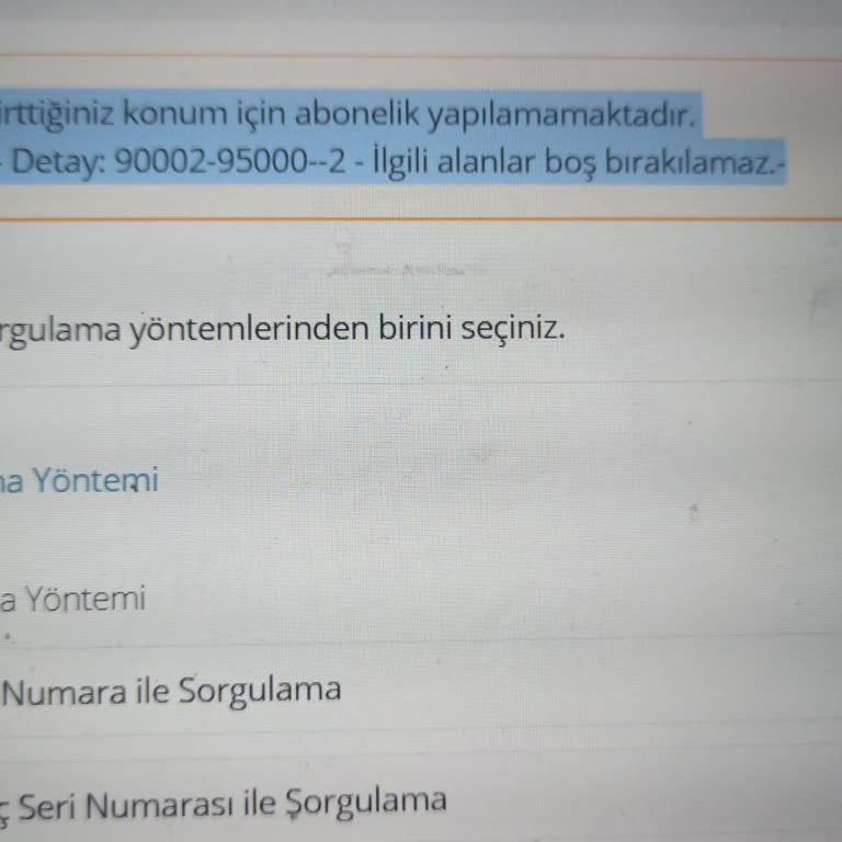 Ck Boğaziçi Abonelik Hatası: E-Devlet Üzerinden İşlem Yapılamıyor