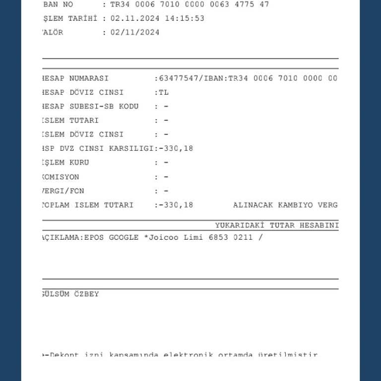 İzinsiz Para Çekimi Şoku