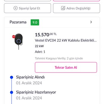 İptal Edilemeyen Sipariş Ve Yetersiz Müşteri Hizmetleri