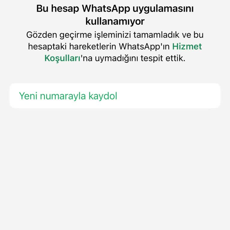 WhatsApp Hesabım Gerekçesiz Kapatıldı, Yardım Alamıyorum