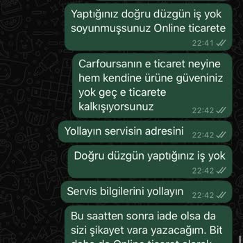 Carrefour SA'dan Alınan Ürünün Çekim Gücü Sorunu