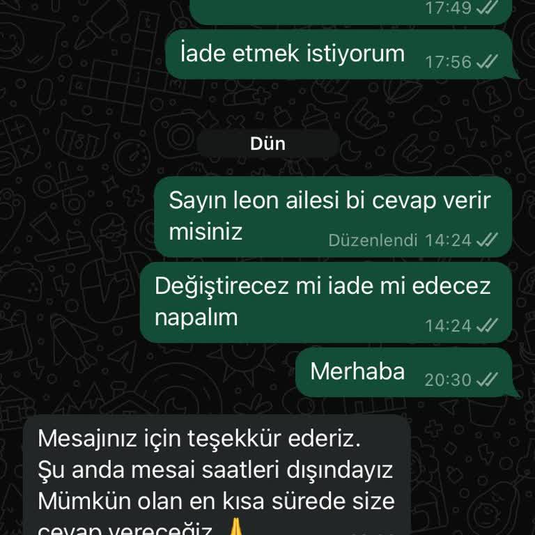 Leon Outdoor'dan Aldığım Montun Değişim Ve İade Sorunu