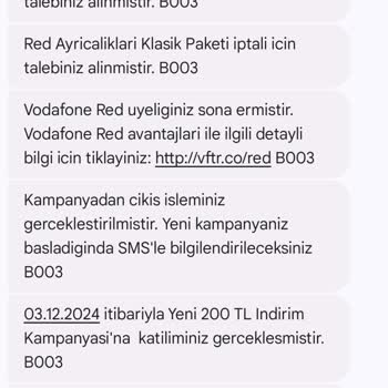 Vodafone'un İzinsiz Tarif Değişikliği Ve Müşteri Hizmetleri Sorunu