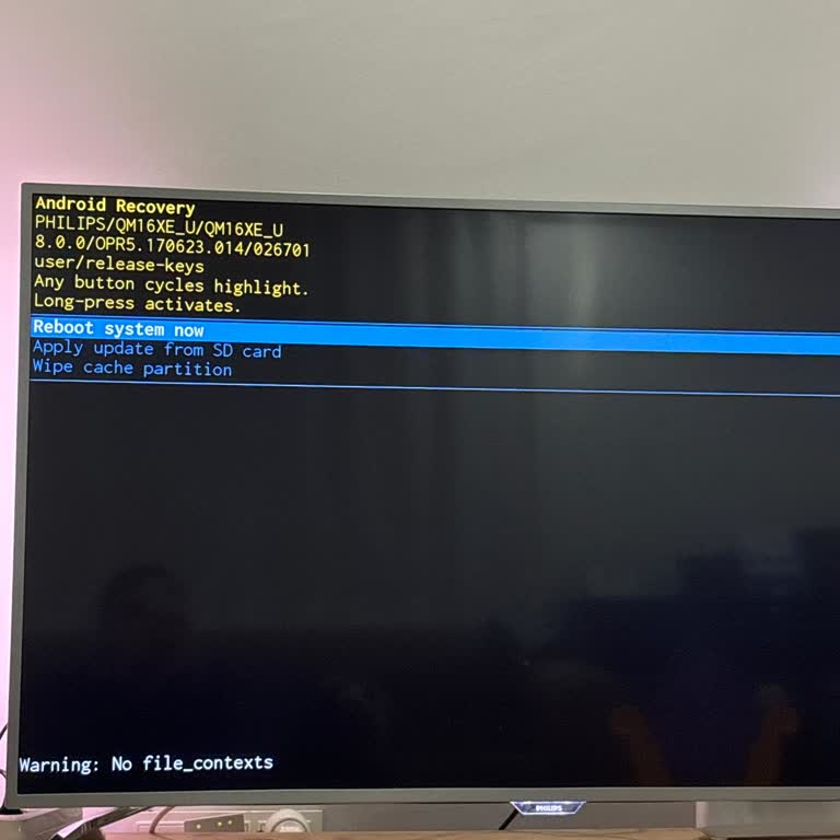 Philips TV Sürekli Yeniden Başlatma Sorunu