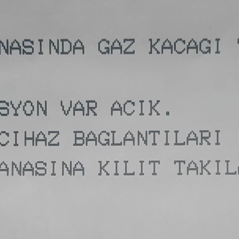 Gaz Kaçağına Çözüm Ararken Karşılaşılan Sorumsuz Hizmet