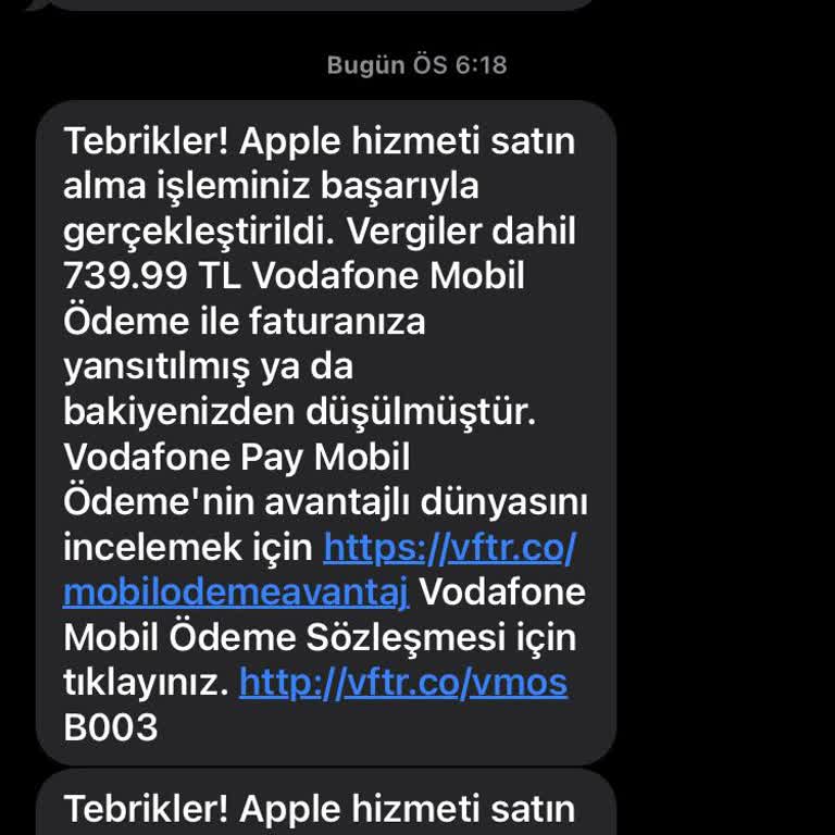 İzinsiz Çekilen 740 TL'lik Mobil Ödeme