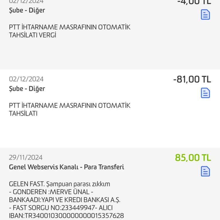PTT İhtarname Ücreti Haksız Kesinti