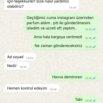 Zirve Parfüm İle Yaşadığım Sorunlu Alışveriş Deneyimi