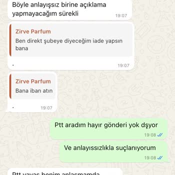 Zirve Parfüm İle Yaşadığım Sorunlu Alışveriş Deneyimi