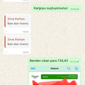 Zirve Parfüm İle Yaşadığım Sorunlu Alışveriş Deneyimi
