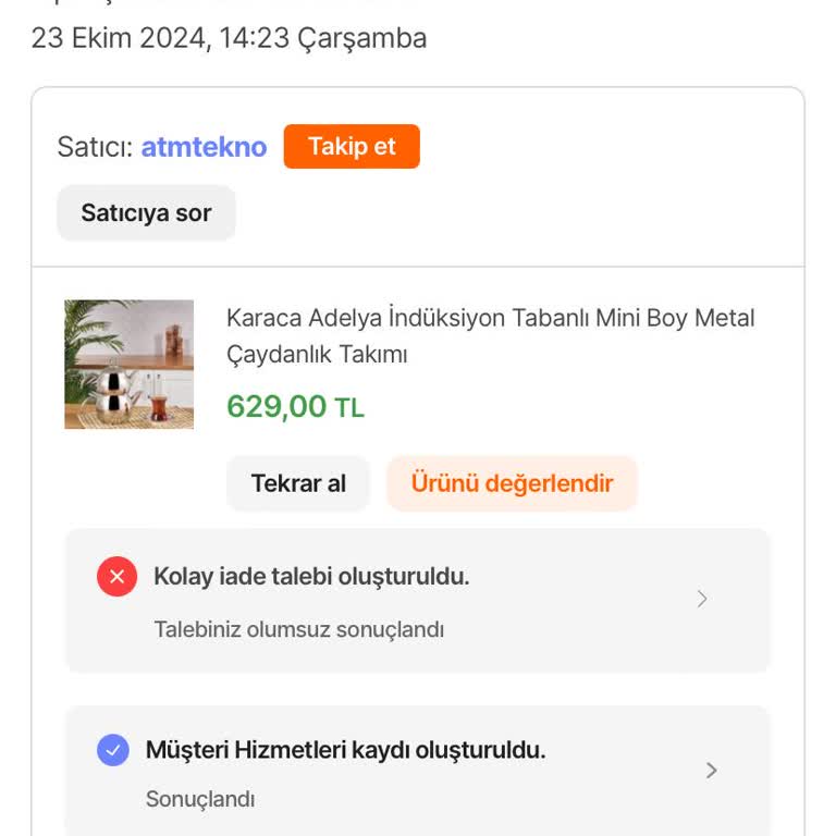 Kutu Açmadan Çaydanlık Sorunu