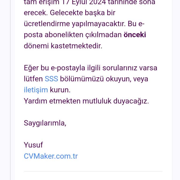 Beklenmedik Abonelik Ücreti Ve İadesi Talebi