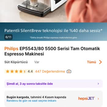 Hepsiburada Hayal Kırıklığı Yaratan İndirim: Kahve Makinesi Teslim Edilemedi