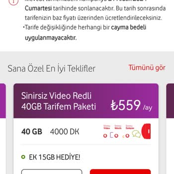 Vodafone'dan Fahiş Fiyat Artışı Şoku