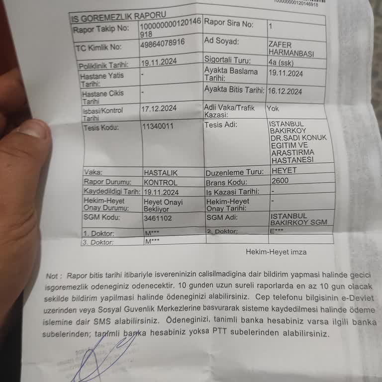 Yanlış Raporlama Mağduriyeti