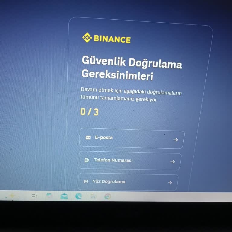 Binance Hesabına Erişim Sorunu
