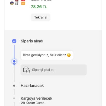 Efsane Kasım'da Sipariş Verdim, Ürün Hâlâ Yok