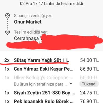 Bozuk Sütaş Süt Ve İlgisiz Müşteri Hizmetleri