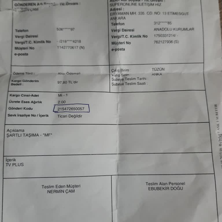 Yanlış Fatura Yansıtma Ve İade Sorunu