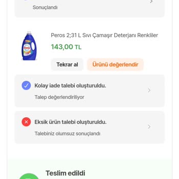 Eksik Teslimat Mağduriyeti
