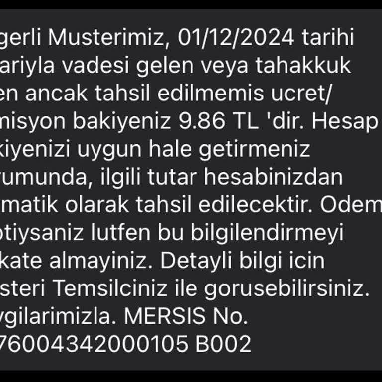 Bilgilendirme Eksikliği Ve Beklenmedik Borç Tahakkuku