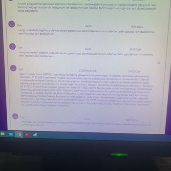 Digiturk Fatura Düzeltme Sorunu Ve Müşteri Memnuniyetsizliği